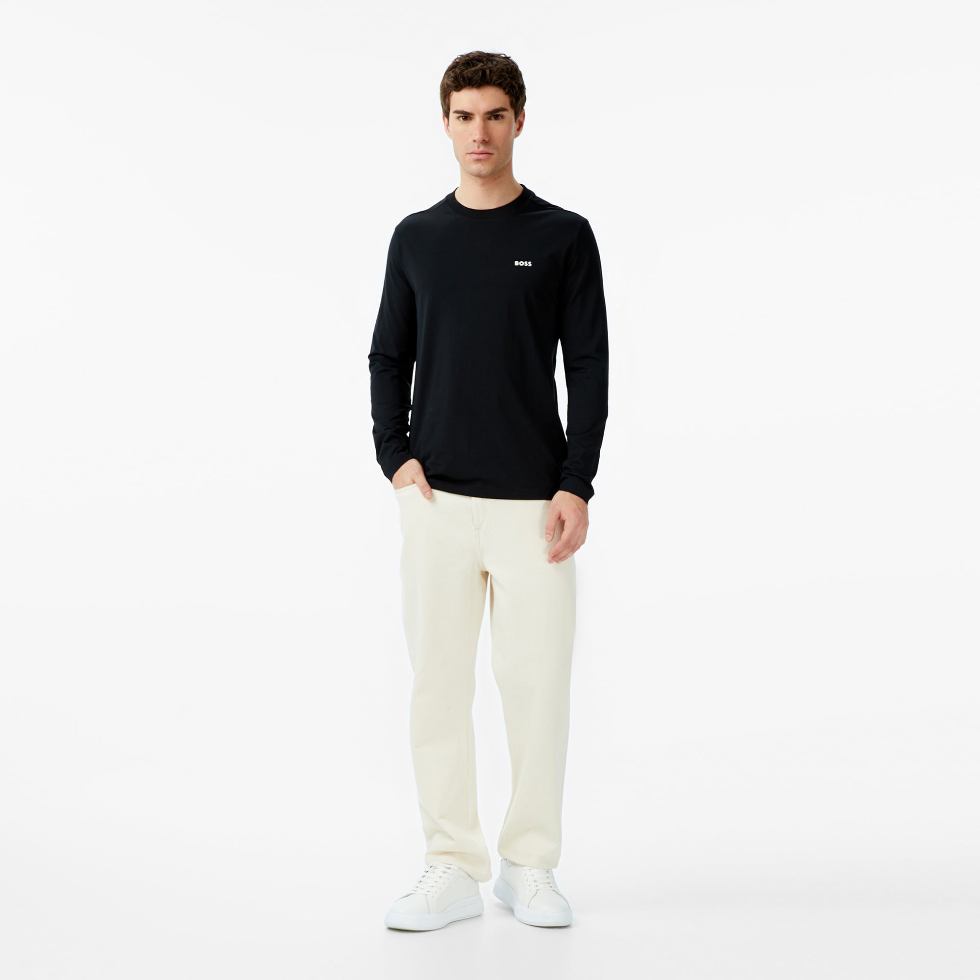 Boss Erkek Siyah T-Shirt