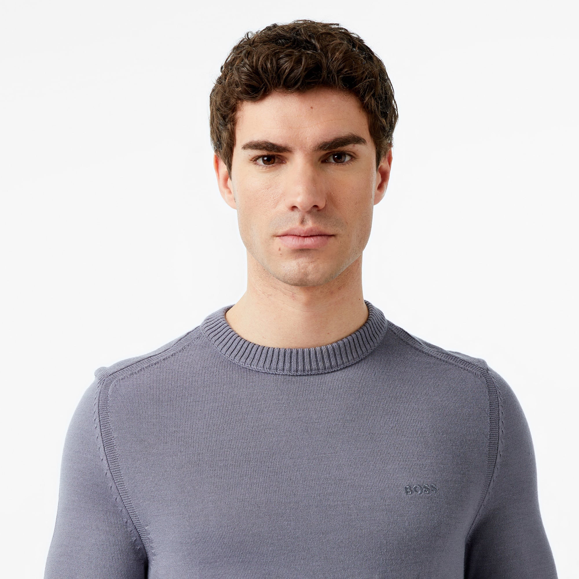 Boss Avac Erkek Gri Triko