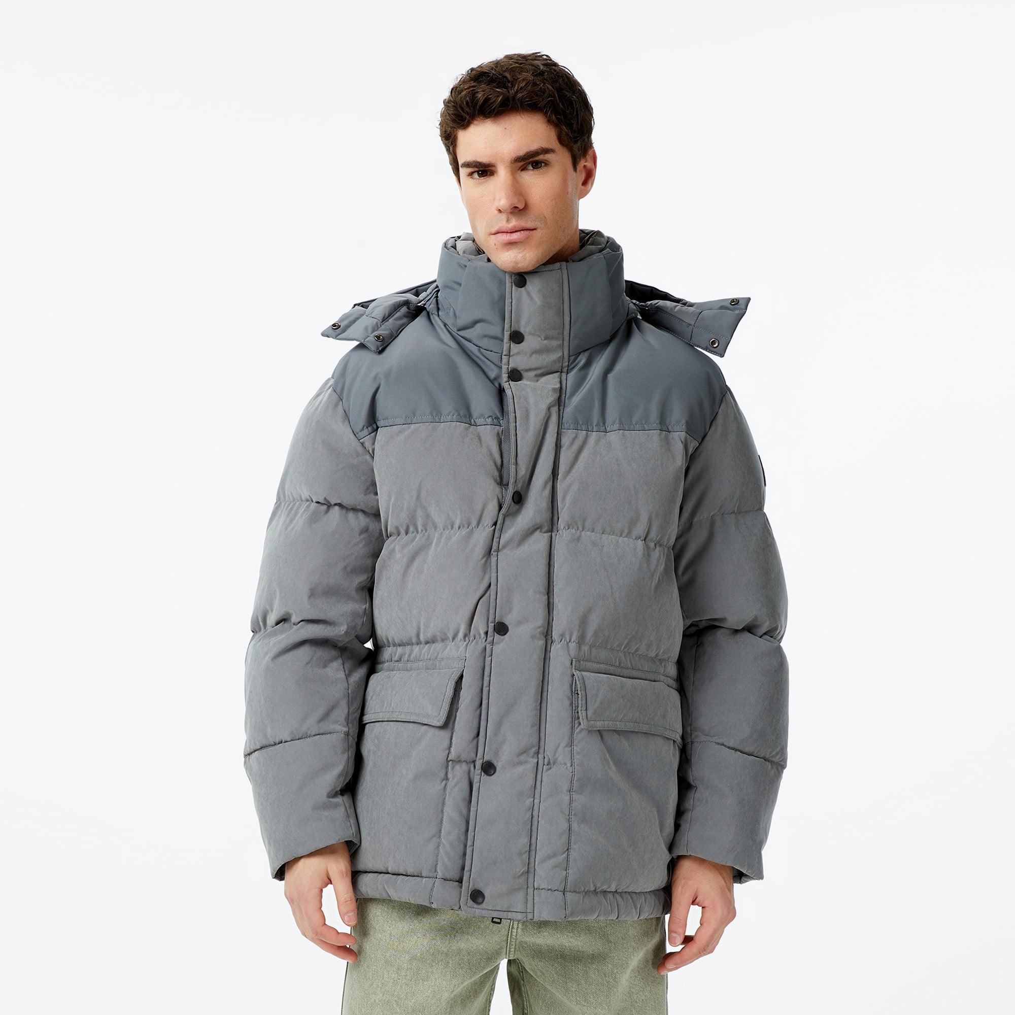 Boss Oradar Erkek Gri Mont