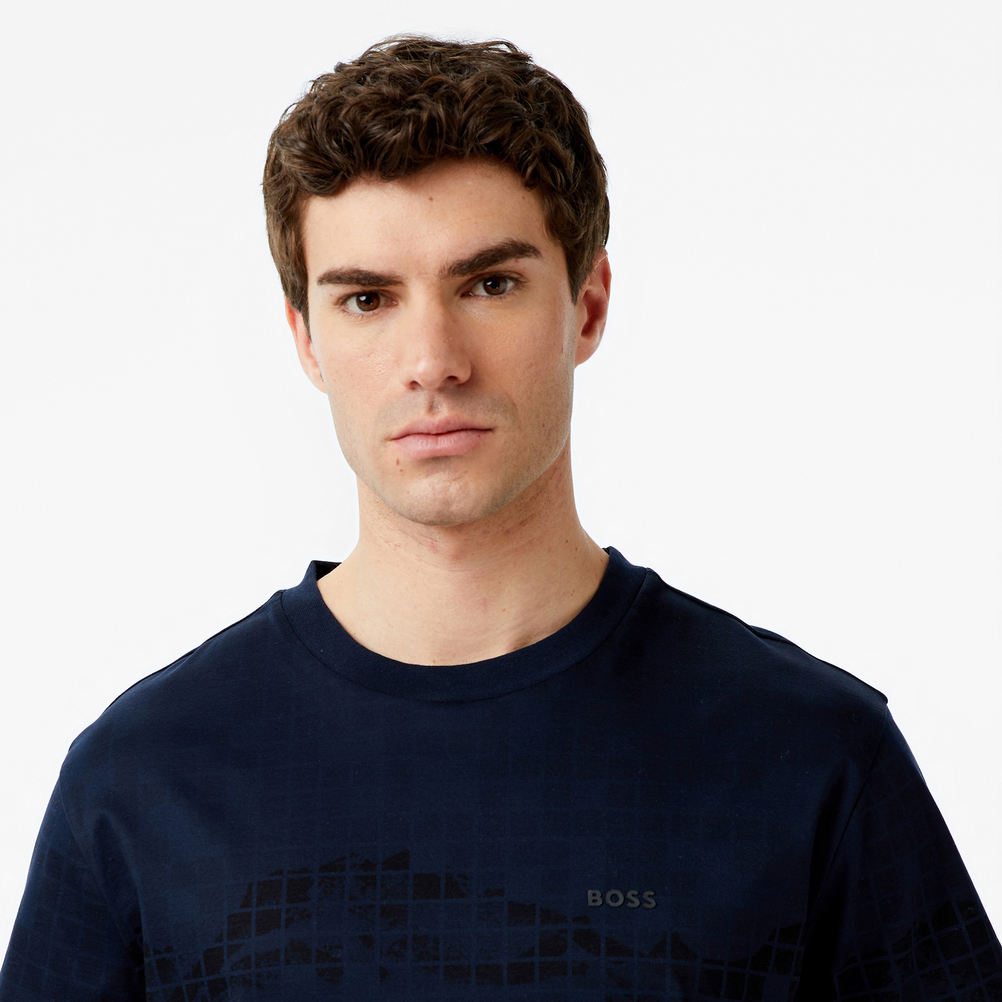 Boss Clash Erkek Lacivert T-Shirt