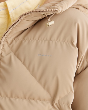  GANT Kadın Bej Regular Fit Fermuarlı Ceket