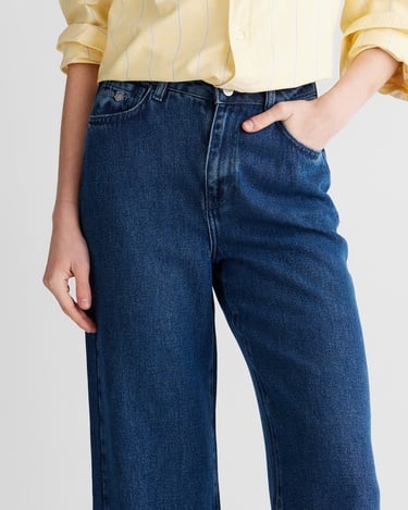  GANT Kadın Mavi Regular Fit  Pantolon