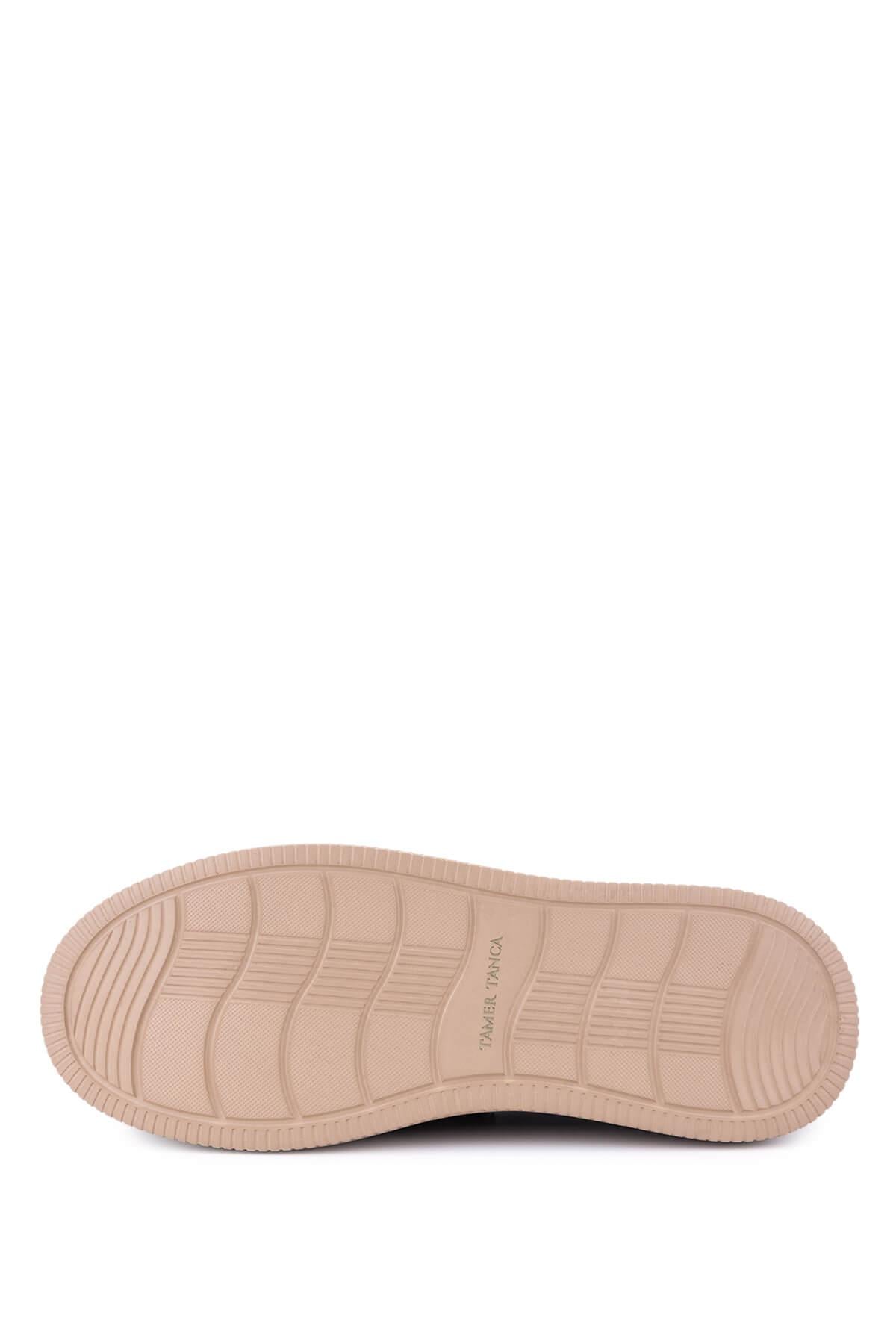 Tamer Tanca Tamer Tanca Erkek Hakiki Deri Kahverengi Loafer Ayakkabı Sneaker | FashFed Kahverengi - 5. görsel