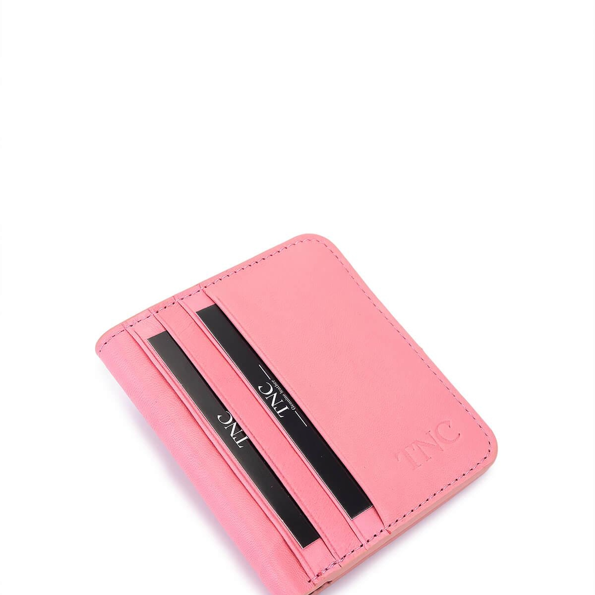 Tamer Tanca Unisex Hakiki Deri Pembe Kartlık