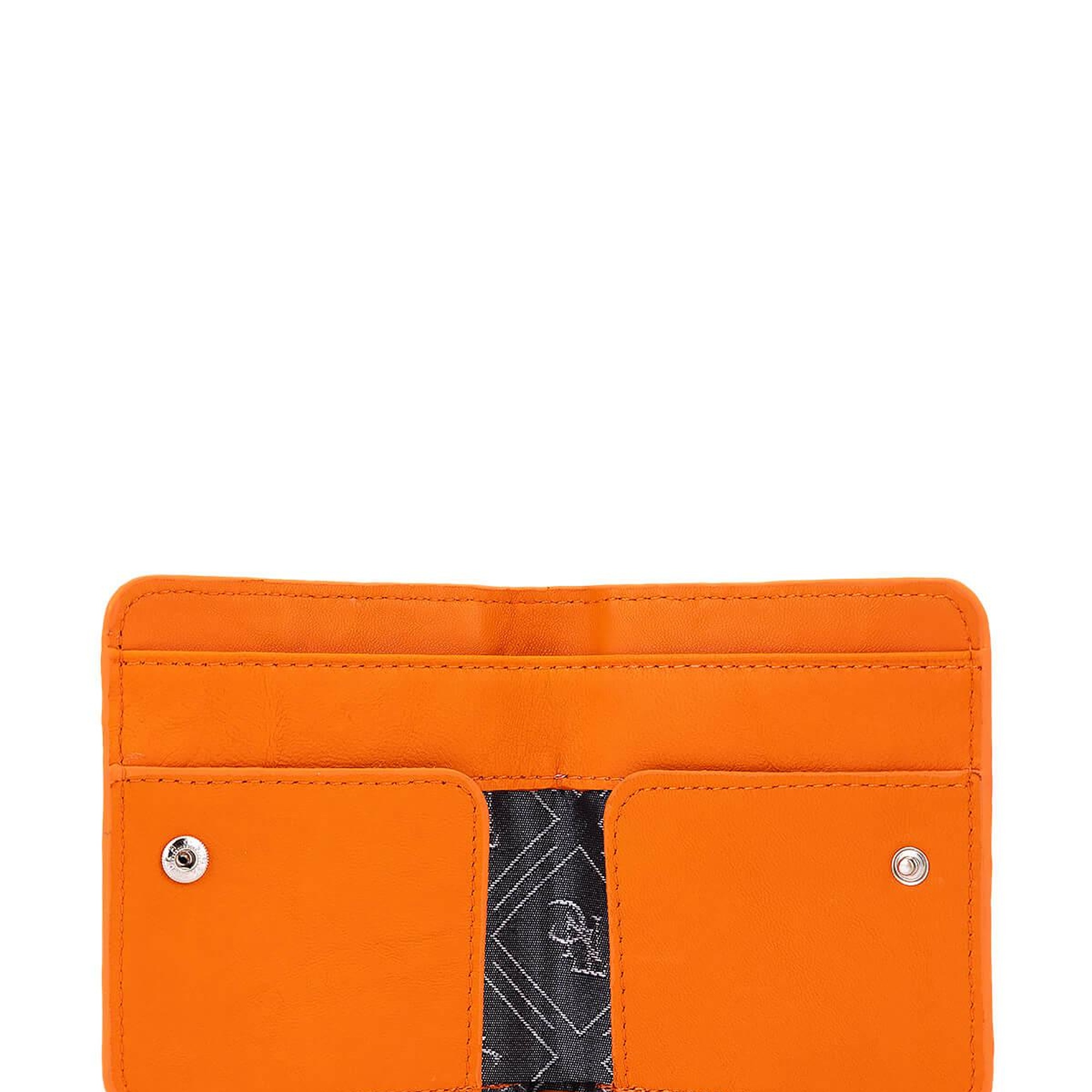 Tamer Tanca Unisex Hakiki Deri Turuncu Kartlık