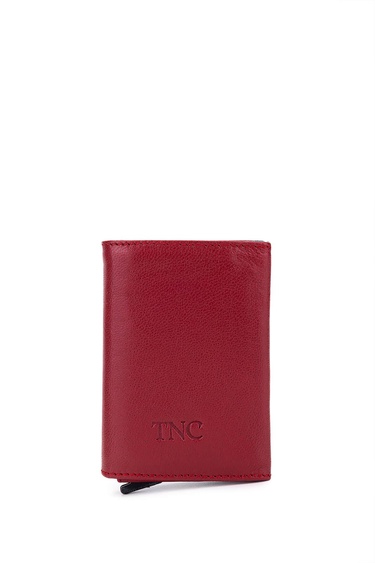  Tamer Tanca Erkek Hakiki Deri Bordo Kartlık