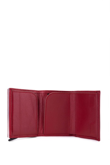  Tamer Tanca Erkek Hakiki Deri Bordo Kartlık