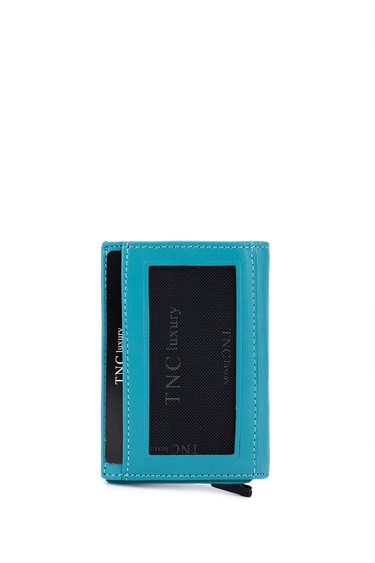  Tamer Tanca Erkek Hakiki Deri Petrol Kartlık