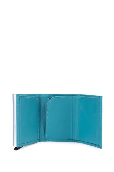  Tamer Tanca Erkek Hakiki Deri Petrol Kartlık