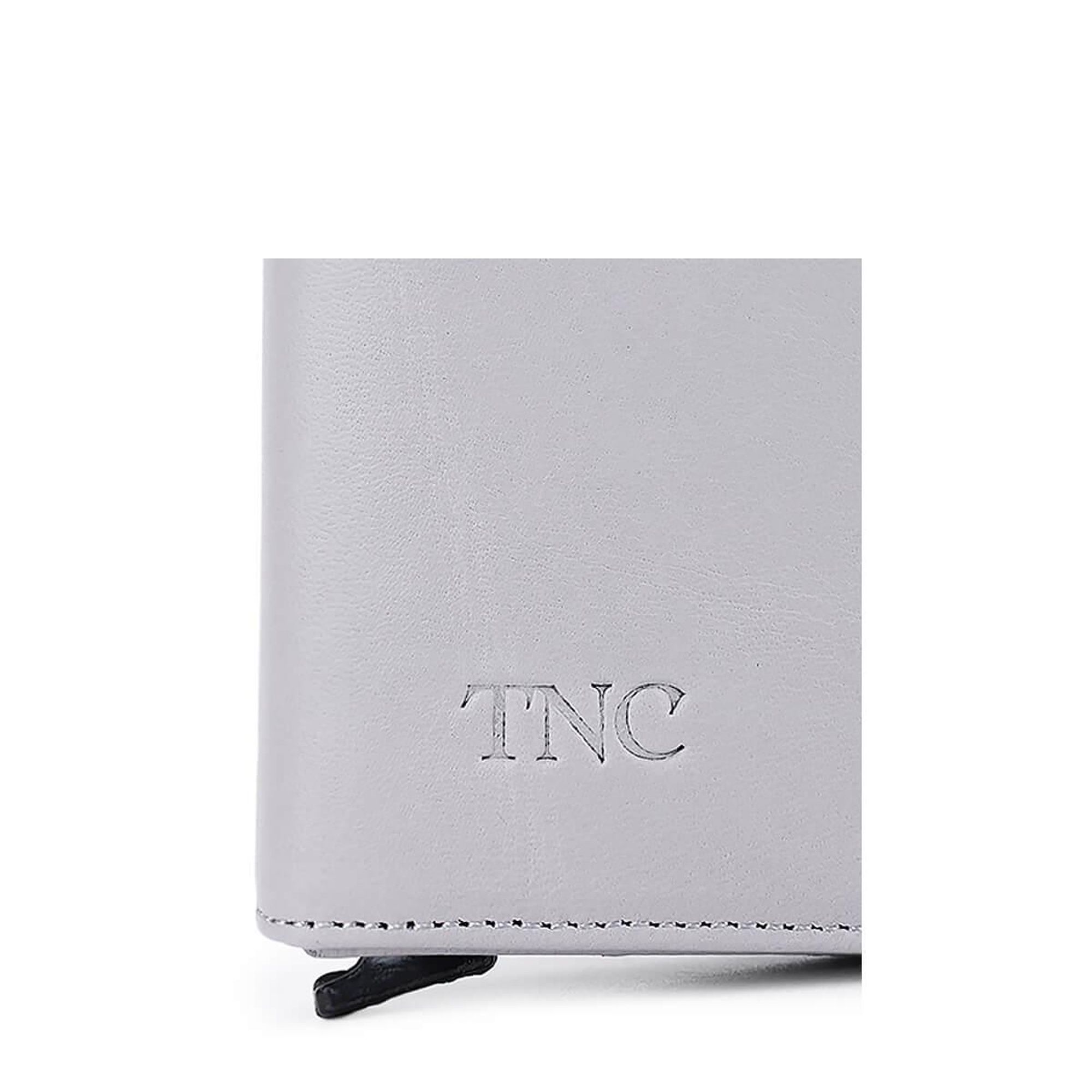 Tamer Tanca Erkek Hakiki Deri Gri Kartlık