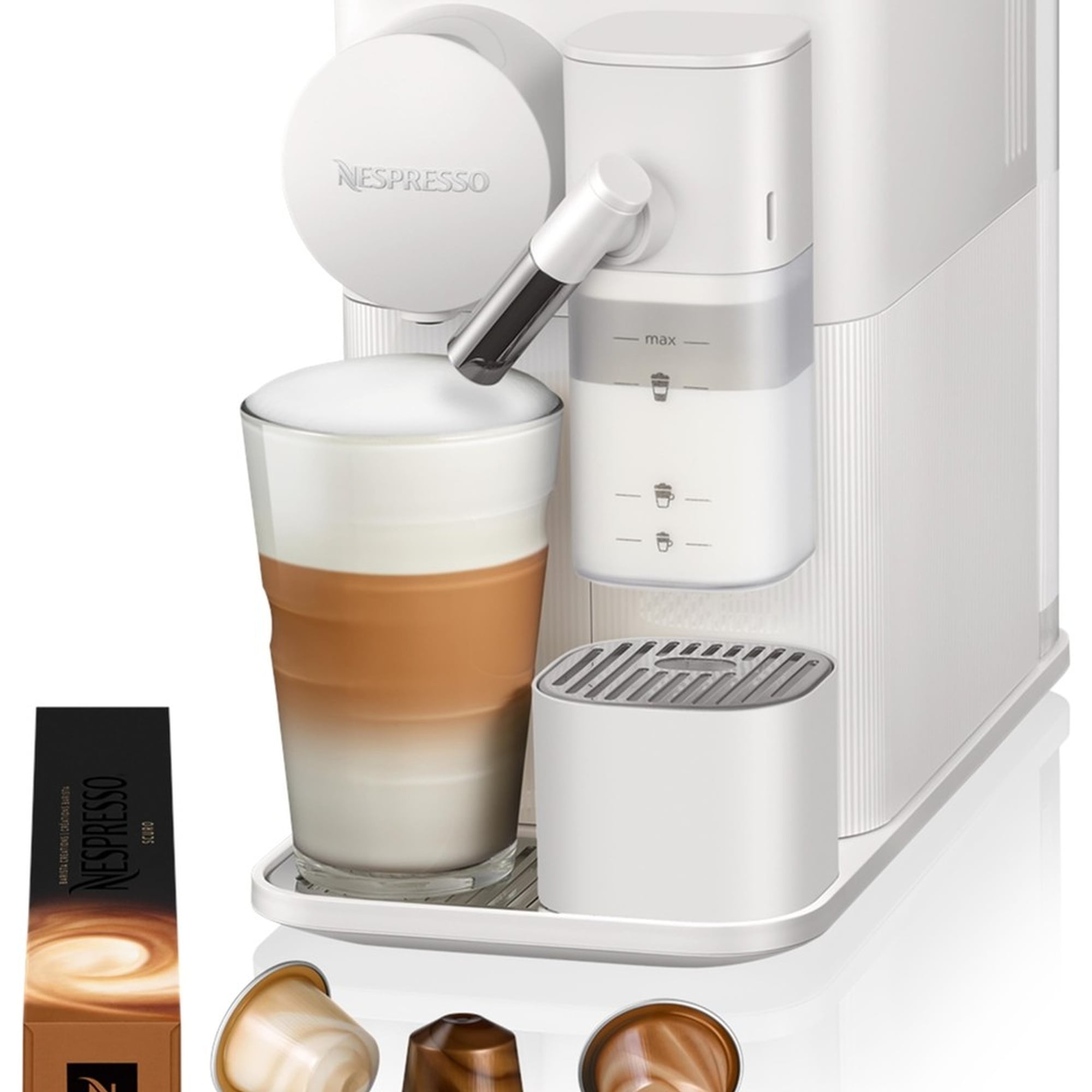 Nespresso F121 Latissima One Süt Çözümlü Espresso Kahve Makinesi, Beyaz