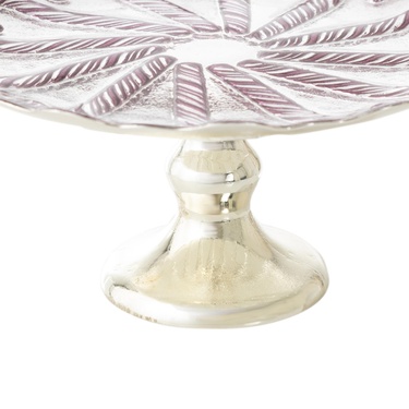  BASTON ŞEKER DESENLİ AYAKLI SUNUM 21 CM