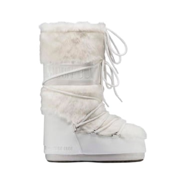  Moon Boot Moon Boot Icon Faux Fur Kadın Kar Botu