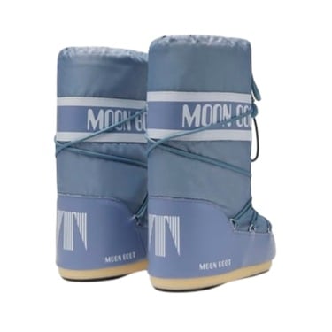  Moon Boot Icon Nylon Kadın Gri Kar Botu
