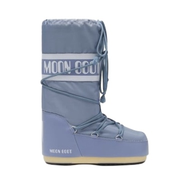  Moon Boot Icon Nylon Kadın Gri Kar Botu