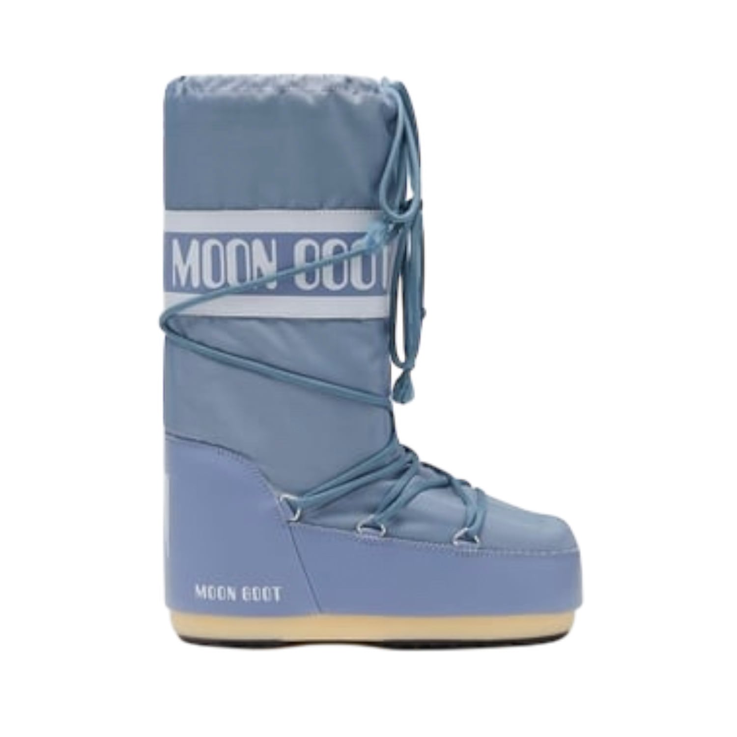  Moon Boot Icon Nylon Kadın Gri Kar Botu