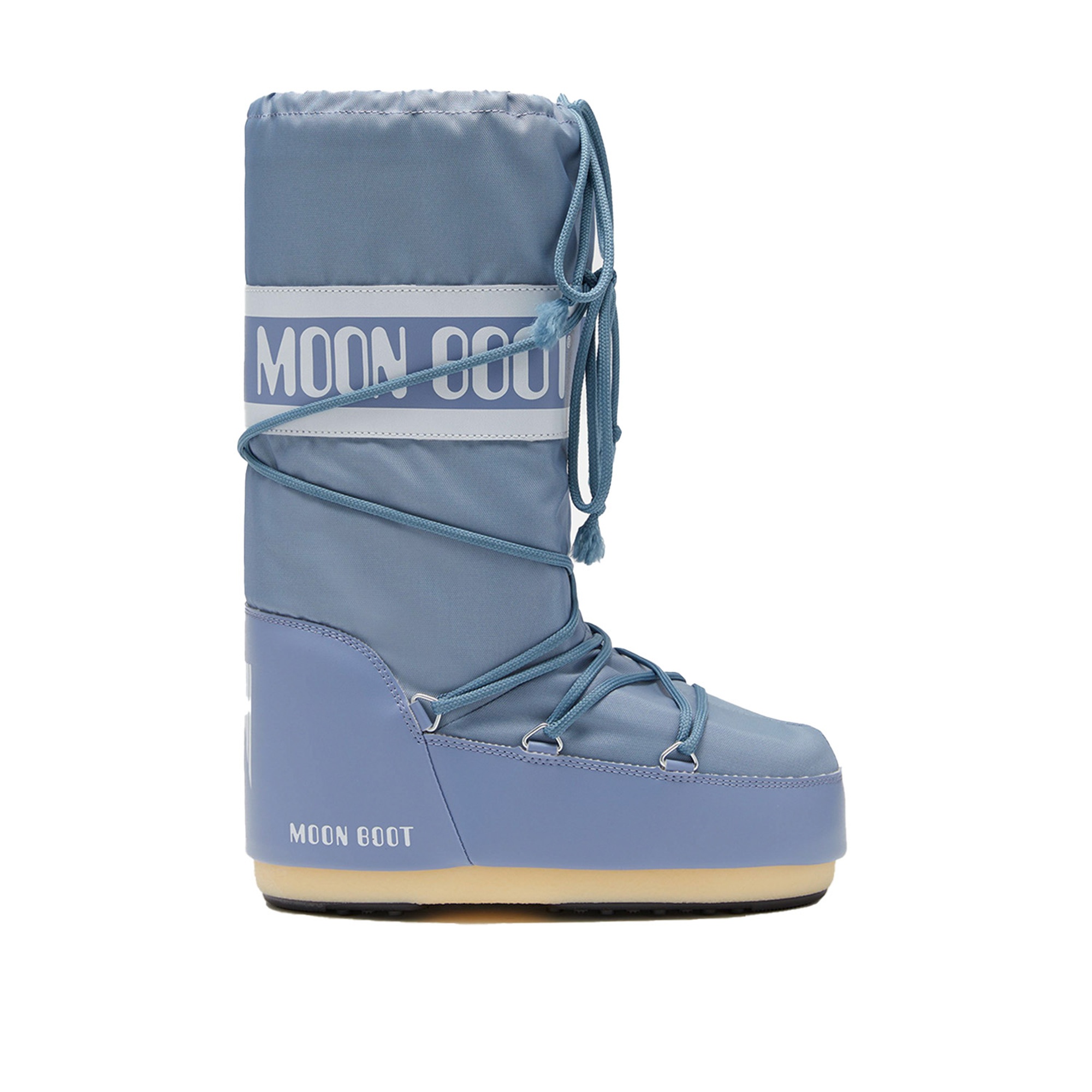 Moon Boot Icon Nylon Kadın Gri Kar Botu