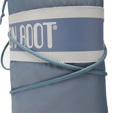  Moon Boot Icon Nylon Kadın Gri Kar Botu