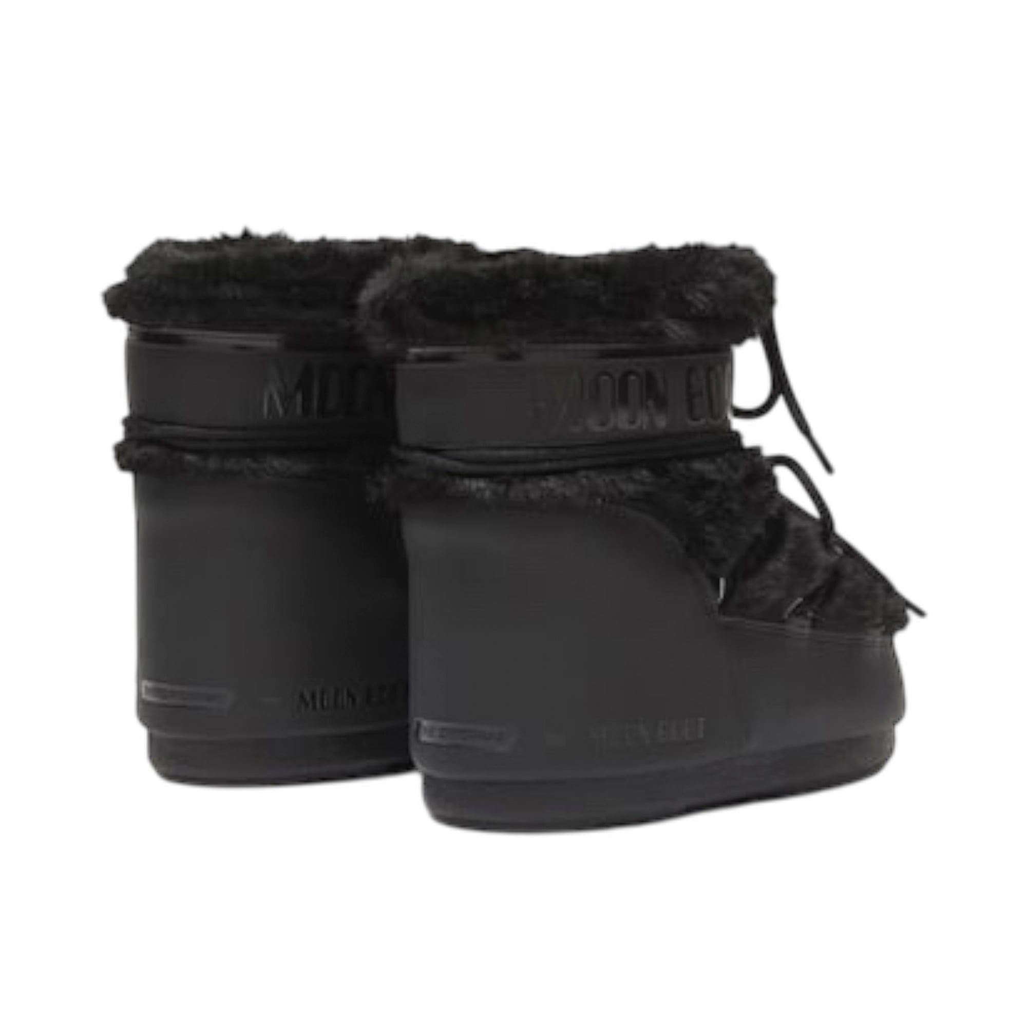 Moon Boot 80d1409390-n001 Moon Boot Icon Low Faux Fur Kadın Siyah Kar Botu