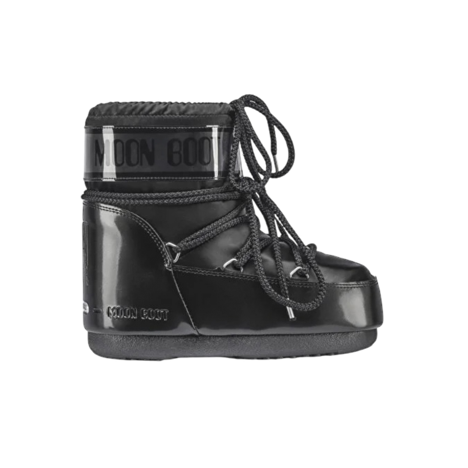  Moon Boot 80d1409350-n001 Moon Boot Icon Low Glance Kadın Siyah Kar Botu