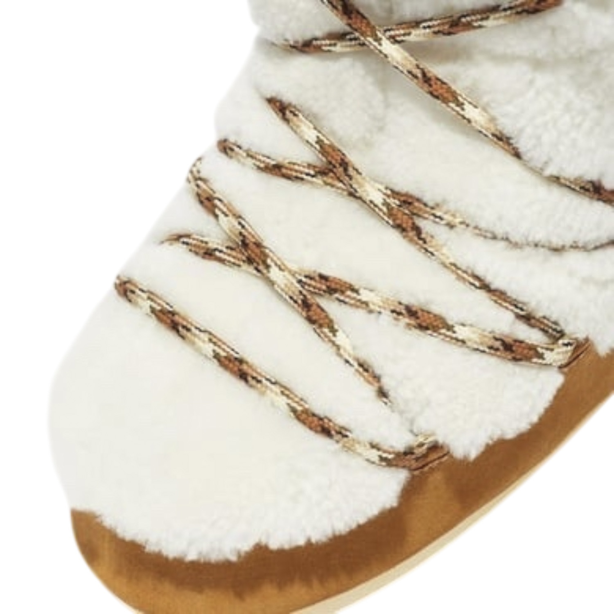 Moon Boot Moon Boot Shearling Kadın Kahverengi Kar Botu