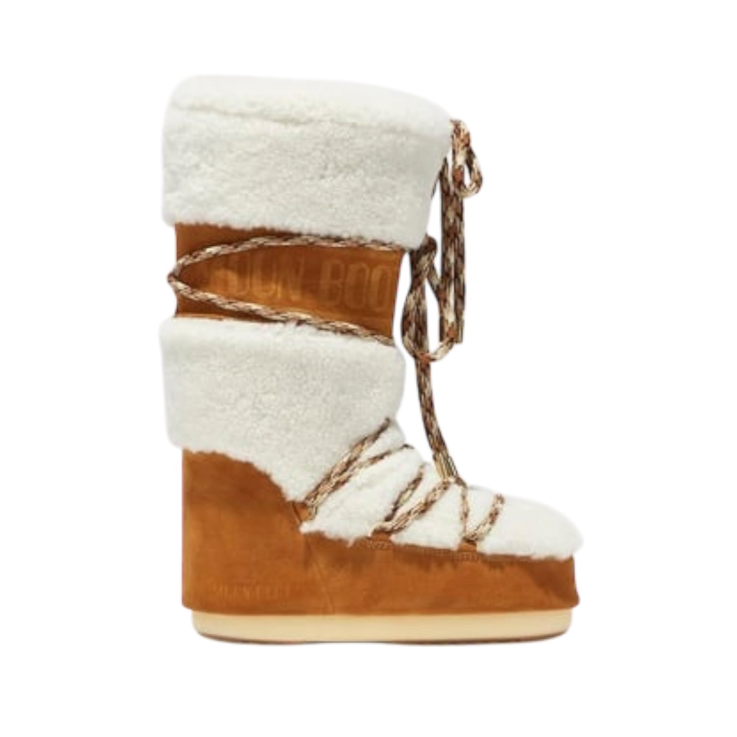  Moon Boot Moon Boot Shearling Kadın Kahverengi Kar Botu