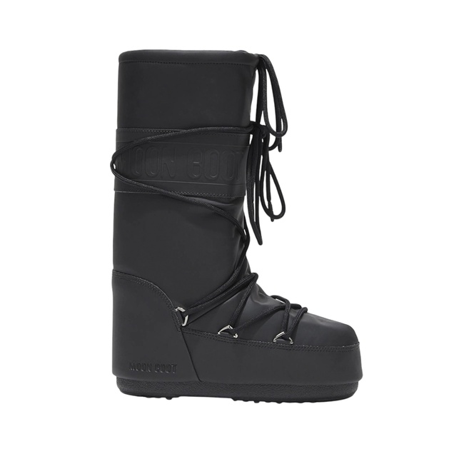  Moon Boot 80d1402760-n001 Moon Boot Icon Rubber Kadın Siyah Kar Botu