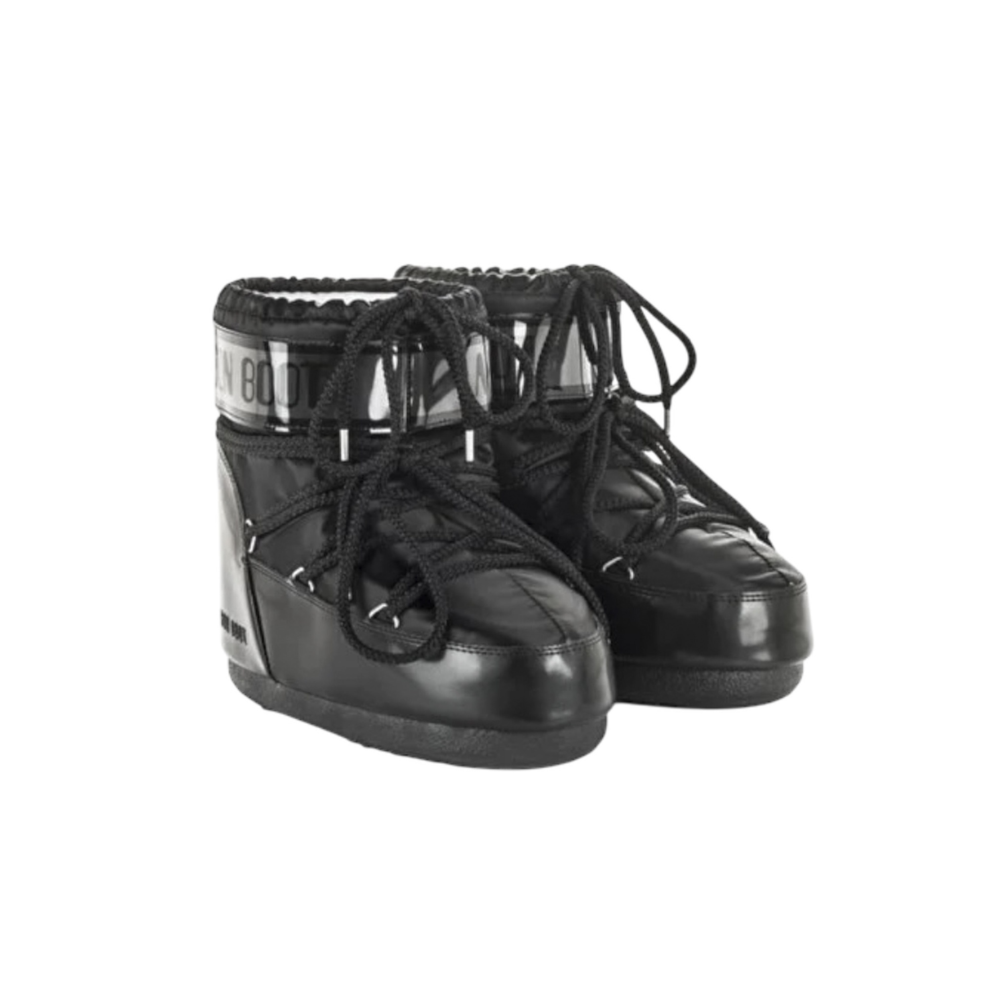 Moon Boot 80d1409350-n001 Moon Boot Icon Low Glance Kadın Siyah Kar Botu