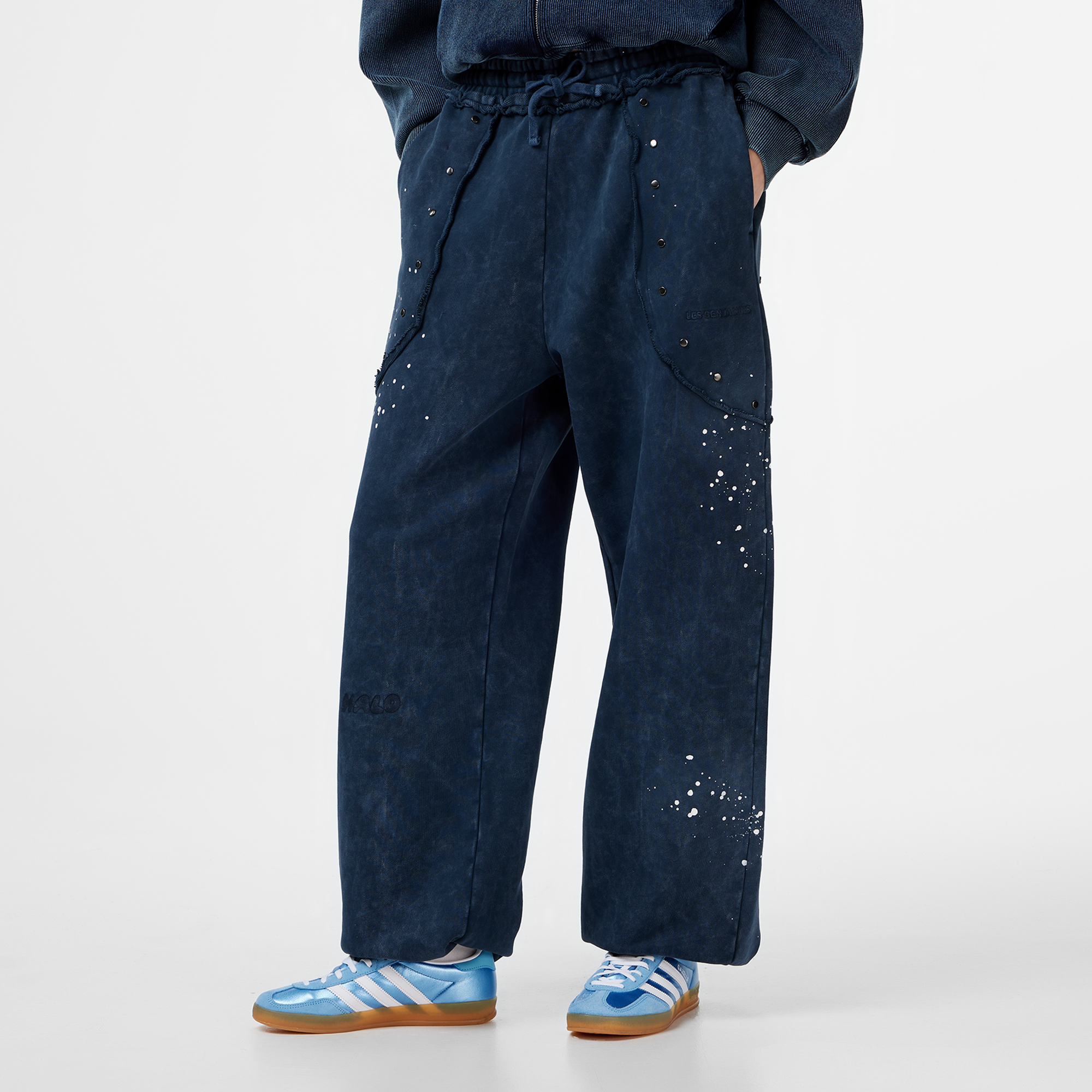 Les Benjamins Regular Fit Kadın Lacivert Eşofman Altı