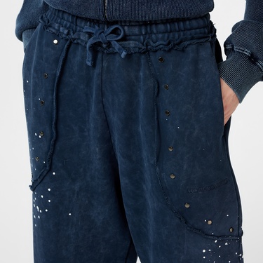  Les Benjamins Regular Fit Kadın Lacivert Eşofman Altı