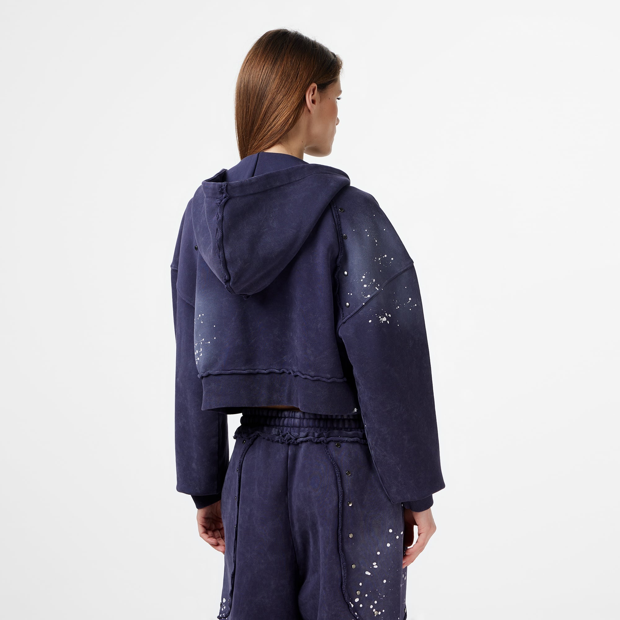 Les Benjamins Regular Fit Kadın Mor Sweatshirt