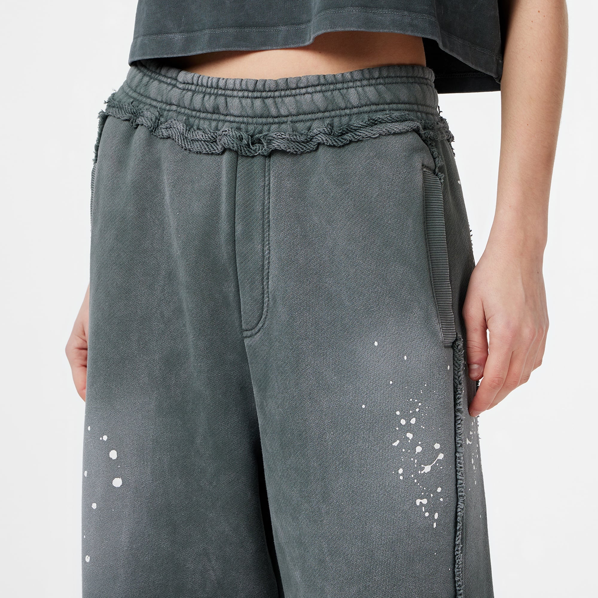 Les Benjamins Regular Fit Kadın Gri Eşofman Altı