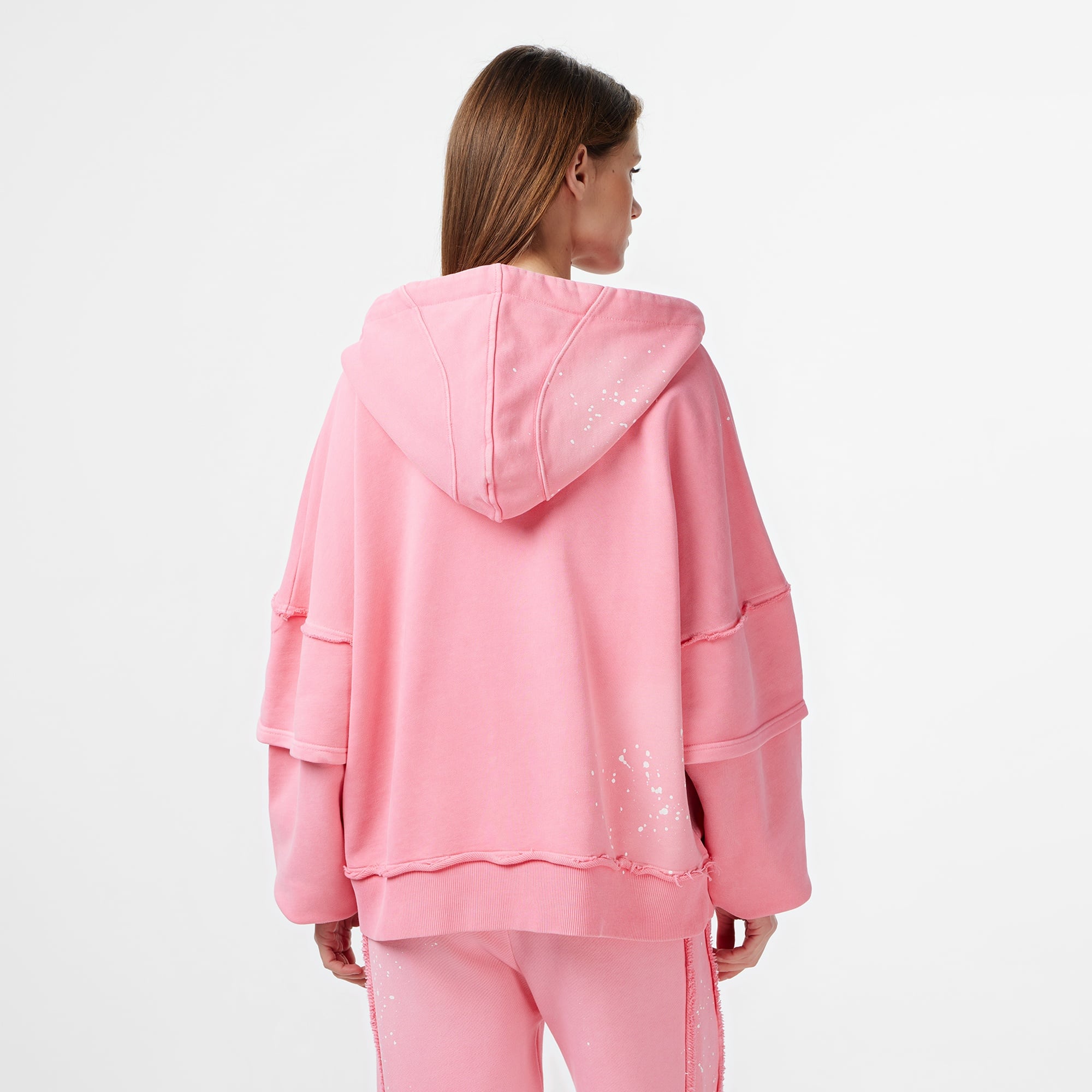 Les Benjamins Regular Fit Kadın Pembe Sweatshirt