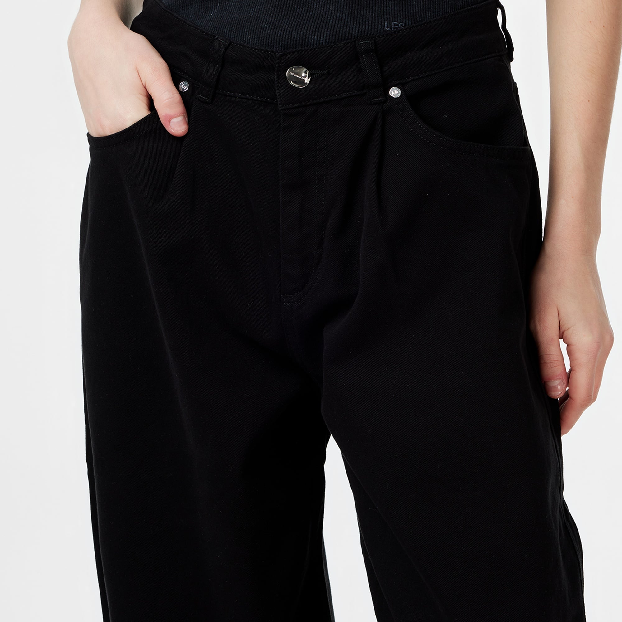 Les Benjamins Regular Fit Kadın Siyah Pantolon