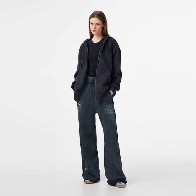  Les Benjamins Regular Fit Kadın Siyah Eşofman Altı