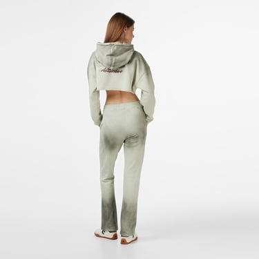  Les Benjamins Regular Fit Kadın Yeşil Eşofman Altı