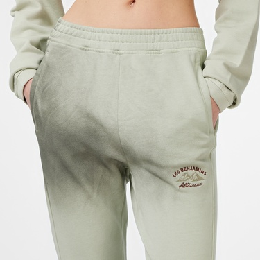  Les Benjamins Regular Fit Kadın Yeşil Eşofman Altı