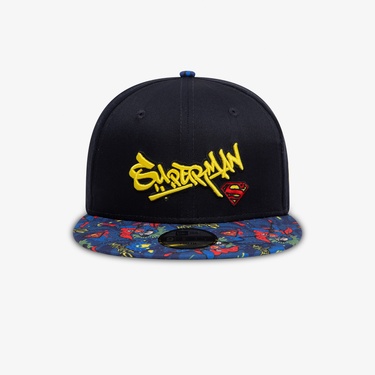  New Era DC Superman 9Fifty Çocuk Siyah Şapka