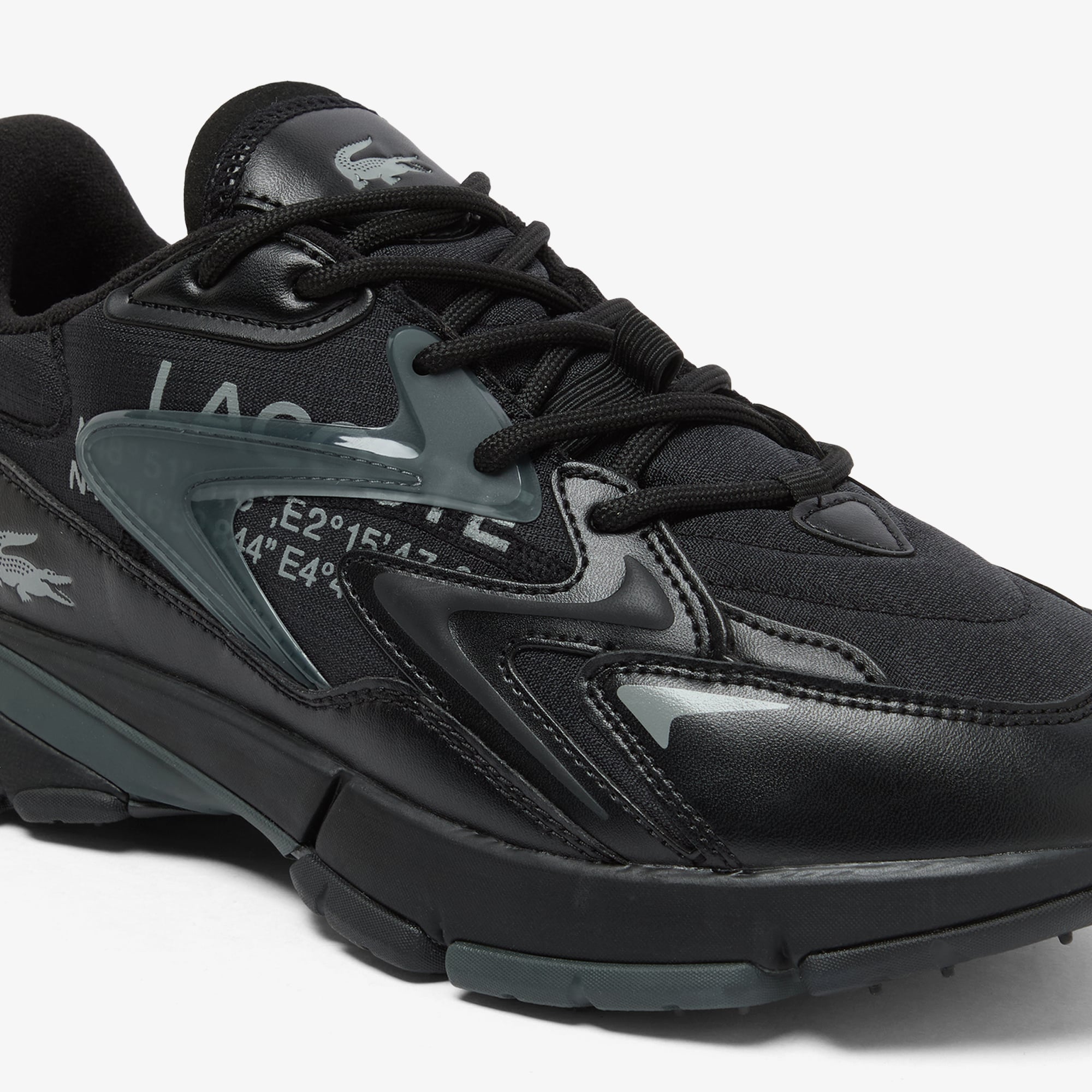 Lacoste Lacoste L003 Neo Tech Erkek Siyah Spor Ayakkabı Sneaker | FashFed Siyah - 7. görsel