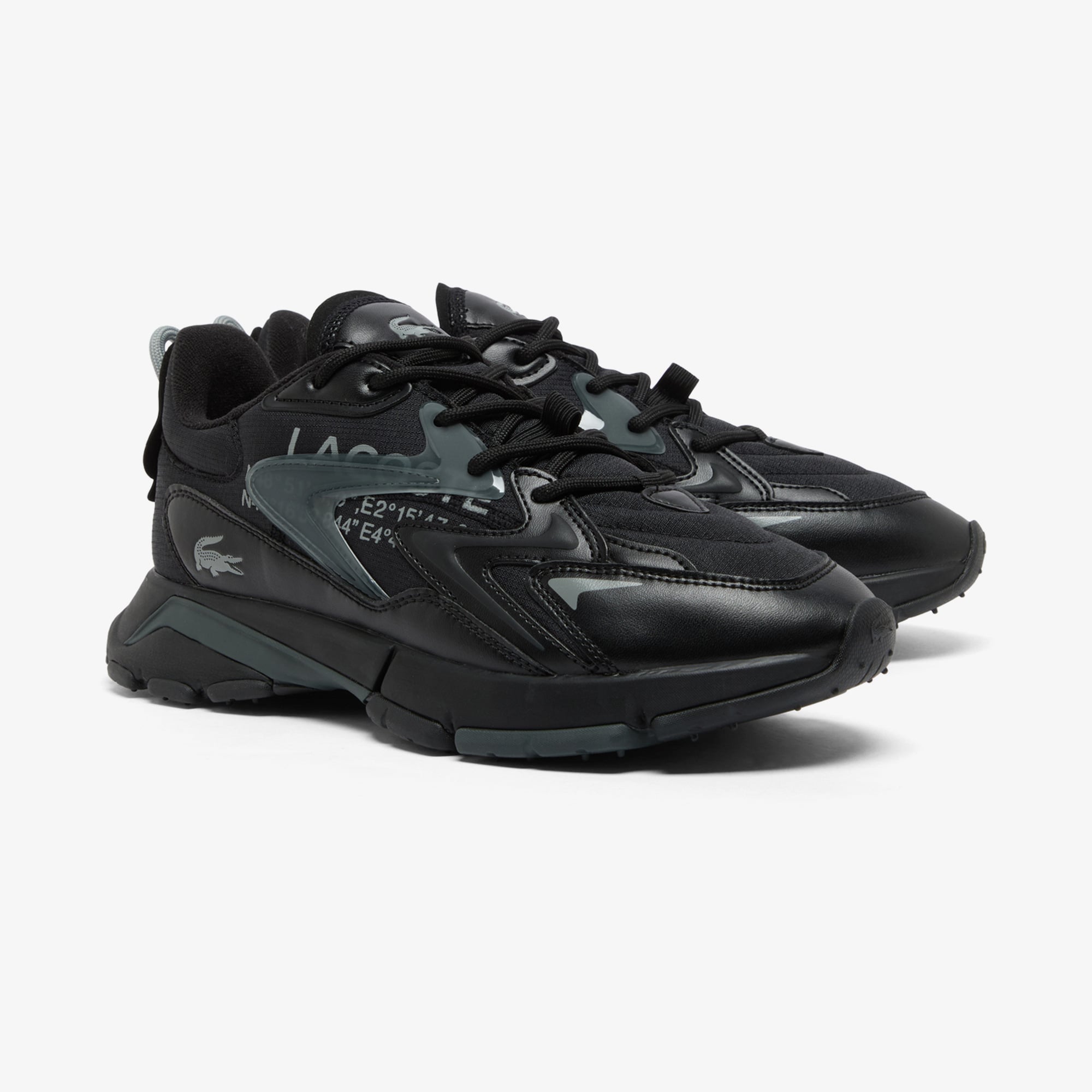 Lacoste Lacoste L003 Neo Tech Erkek Siyah Spor Ayakkabı Sneaker | FashFed Siyah - 3. görsel