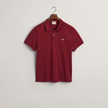  GANT Erkek Bordo Regular Fit Polo