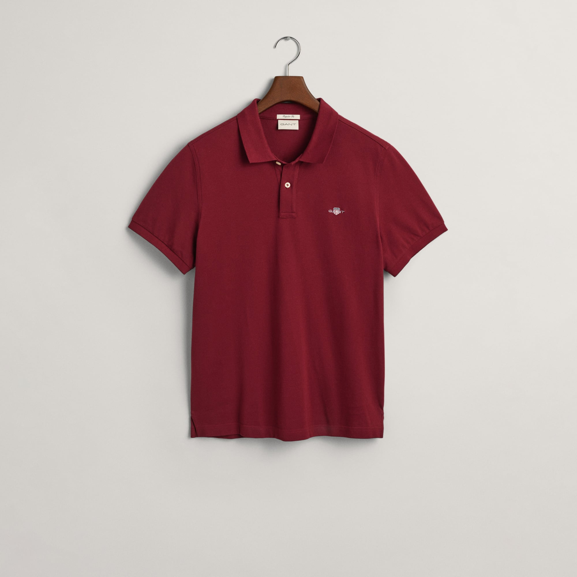  GANT Erkek Bordo Regular Fit Polo