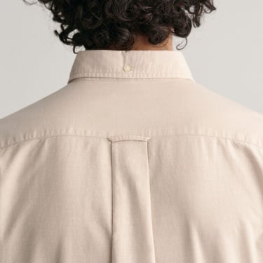  GANT Erkek Bej Regular Fit Düğmeli Yaka Oxford Gömlek