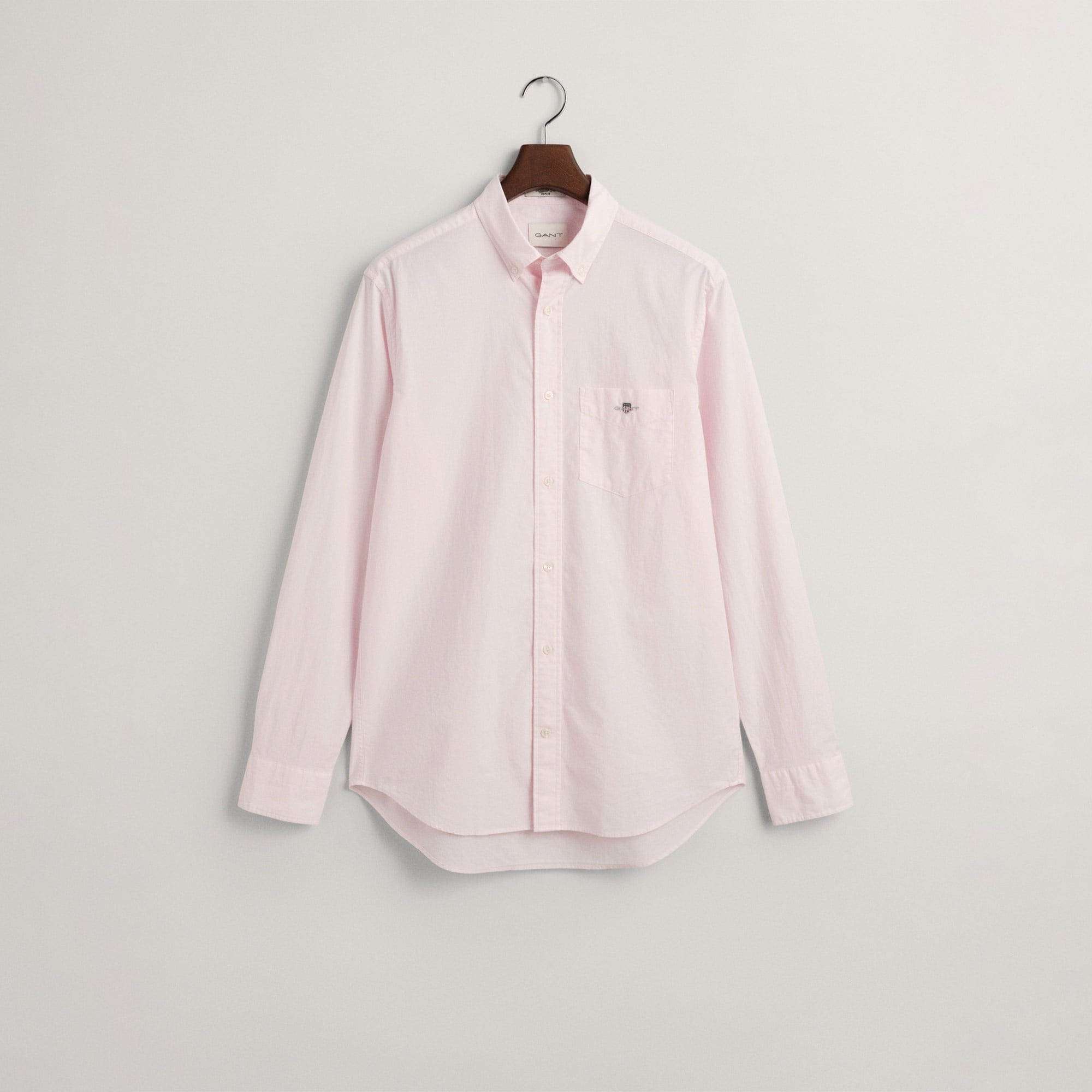GANT Erkek Pembe Regular Fit Düğmeli Yaka Poplin Gömlek