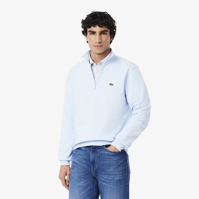  Lacoste Core Collection Erkek Mavi Sweatshirt