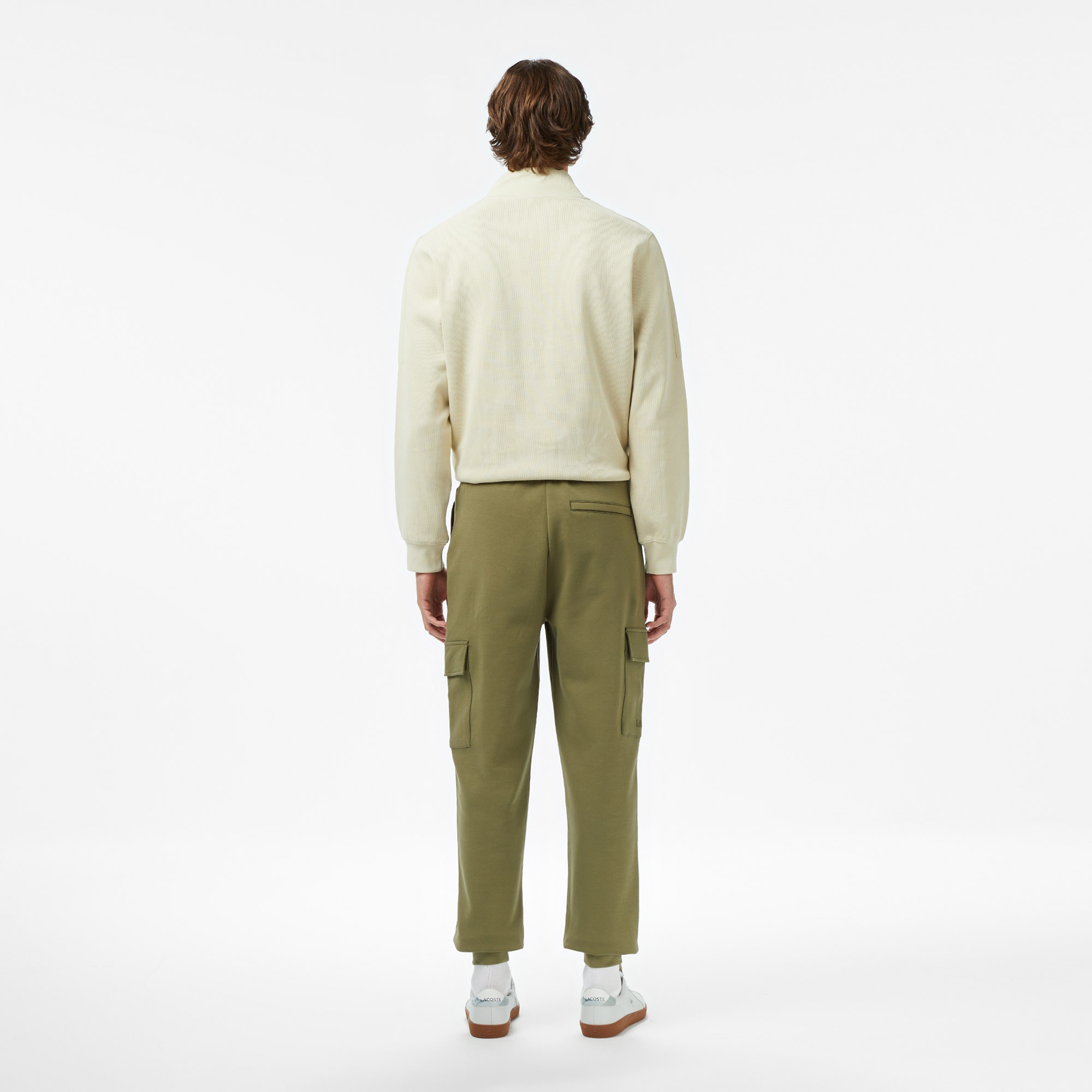 Erkek Loose Fit Haki Eşofman Altı