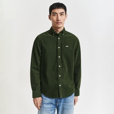  GANT Erkek Haki Regular Fit Düğmeli Gömlek