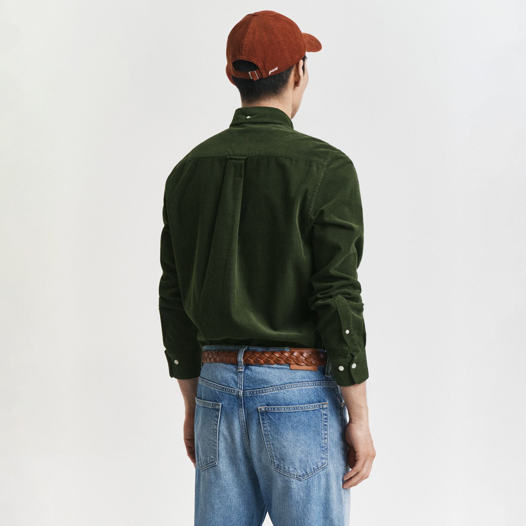 GANT Erkek Haki Regular Fit Düğmeli Gömlek