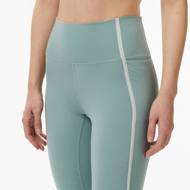  Under Armour Meridian Piped Kadın Yeşil Koşu Tayt