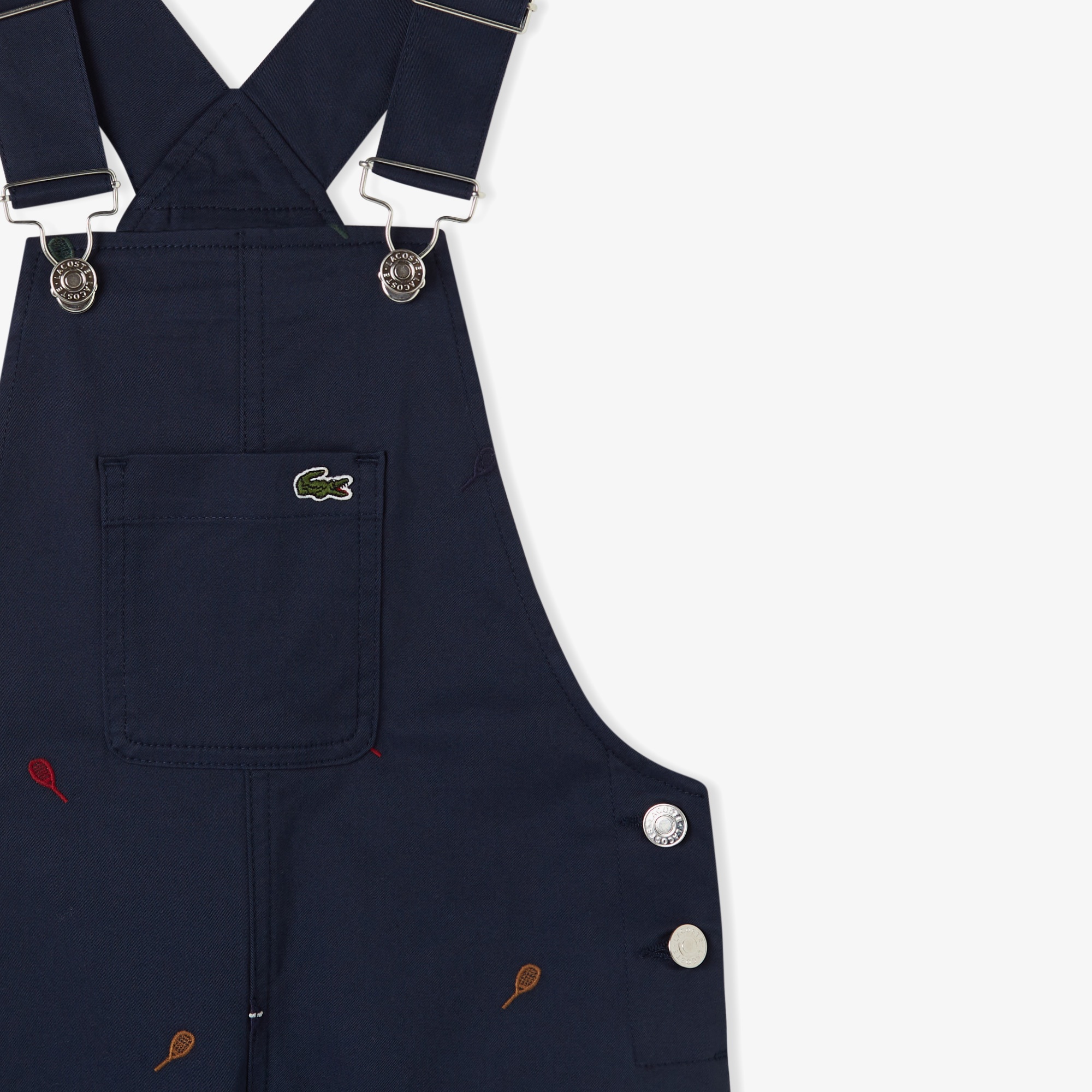 Kız Çocuk Desenli Lacivert Salopet